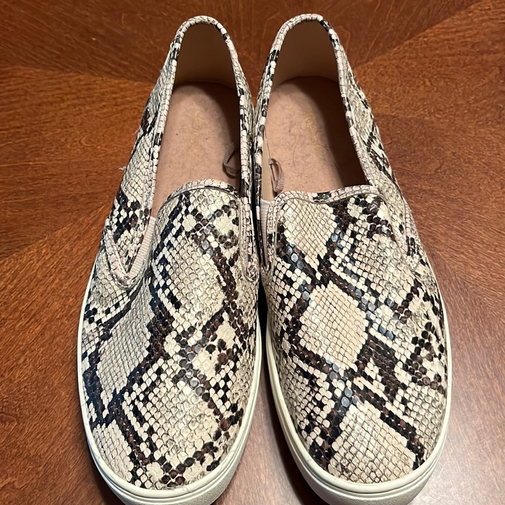 Snake print shoes